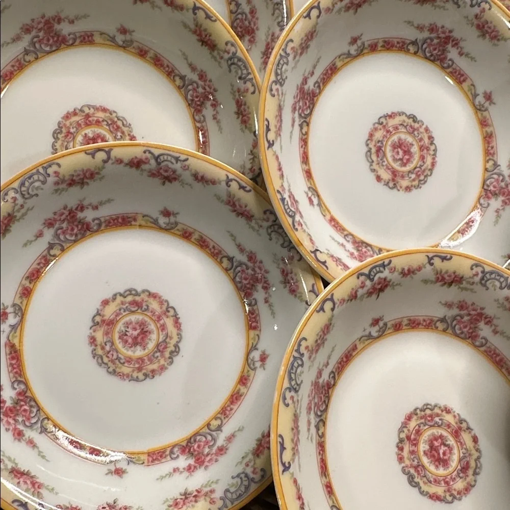 10 Astra Berry Bowls by Theodore Haviland from either Limoges France or Bavaria